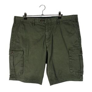 Ted Baker Dark Green Cargo Shorts 36